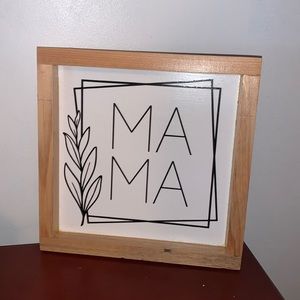 Handcrafted Minimalist Mama decor